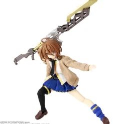 Azone 1/12 Assault Lily Series No.049 Yuzuriha Kawamura Plastic Armor Complete Doll