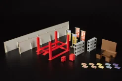 PLUM 1/64 Auto Garage [Famous Car Brand Shop] (Paper Diorama Kit) Outlet