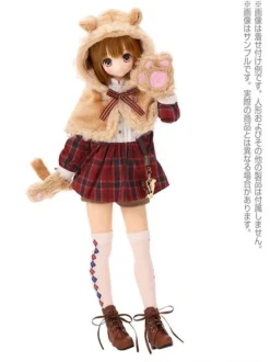 Azone 1/6 Pure Neemo Wear Komorebimori's Clothing Shop PNXS "Nezumi-san no Odekake Cape" Set Beige x Bordeaux (DOLL ACCESSORY) Discount