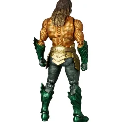 Medicom Toy as Manufacturer Aquaman and the Lost Kingdom - Aquaman - Mafex (No.267) - Gold ＆ Green Suit (Medicom Toy) Discount