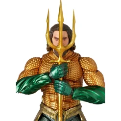 Medicom Toy as Manufacturer Aquaman and the Lost Kingdom - Aquaman - Mafex (No.267) - Gold ＆ Green Suit (Medicom Toy) Discount