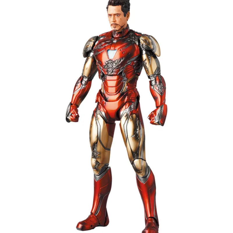 Medicom Toy Avengers: Endgame - Iron Man Mark 85 - Tony Stark - Mafex No.195 - Battle Damage Ver. Hot