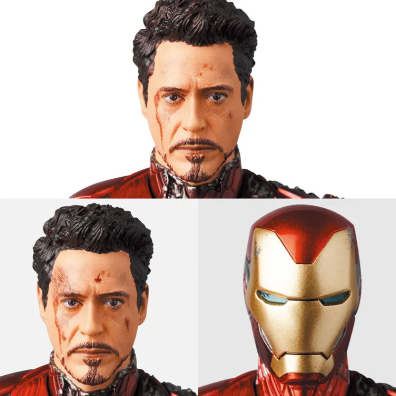 Medicom Toy Avengers: Endgame - Iron Man Mark 85 - Tony Stark - Mafex No.195 - Battle Damage Ver. Hot