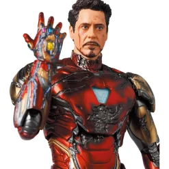 Medicom Toy Avengers: Endgame - Iron Man Mark 85 - Tony Stark - Mafex No.195 - Battle Damage Ver. Hot