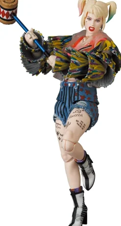 Medicom Toy Birds of Prey - Harley Quinn - Mafex No.159 - Caution Tape Jacket Ver. New