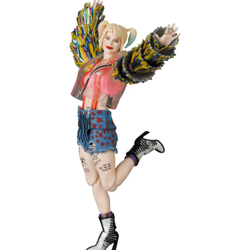 Medicom Toy Birds of Prey - Harley Quinn - Mafex No.159 - Caution Tape Jacket Ver. New