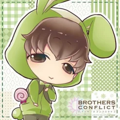 New Chara-Ani Brothers Conflict - Asahina Masaomi - Mini Towel - Towel - Kemomimi