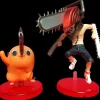 Hot Bandai Spirits Chainsaw Man - Pochita and Denji - Weekly Shonen Jump World Collectable Figure - World Collectable Figure