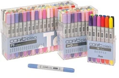 Outlet Too Copic Premium Artist Markers - 72 color Set A - Intermediate Level