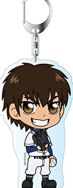 Online Contents Seed Daiya no Ace - Sawamura Eijun - Keyholder - Deka Keyholder
