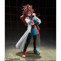 Bandai Spirits Dragon Ball FighterZ - Jinzouningen Nijuuichi-Gou (Android 21) - S.H.Figuarts - Lab Coat [Shop Exclusive] Clearance