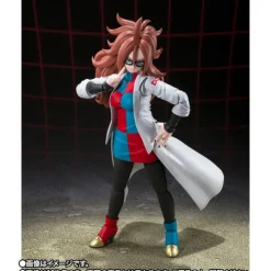 Bandai Spirits Dragon Ball FighterZ - Jinzouningen Nijuuichi-Gou (Android 21) - S.H.Figuarts - Lab Coat [Shop Exclusive] Clearance