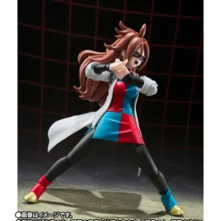 Bandai Spirits Dragon Ball FighterZ - Jinzouningen Nijuuichi-Gou (Android 21) - S.H.Figuarts - Lab Coat [Shop Exclusive] Clearance