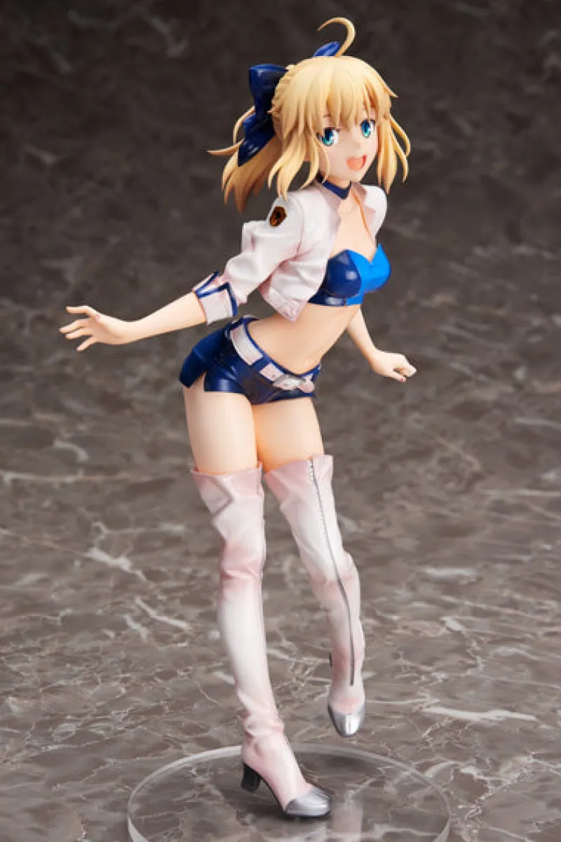 Clearance Plusone , Stronger Fate/Stay Night - Saber - 1/7 - Type-Moon Racing ver. (Plusone, Stronger)