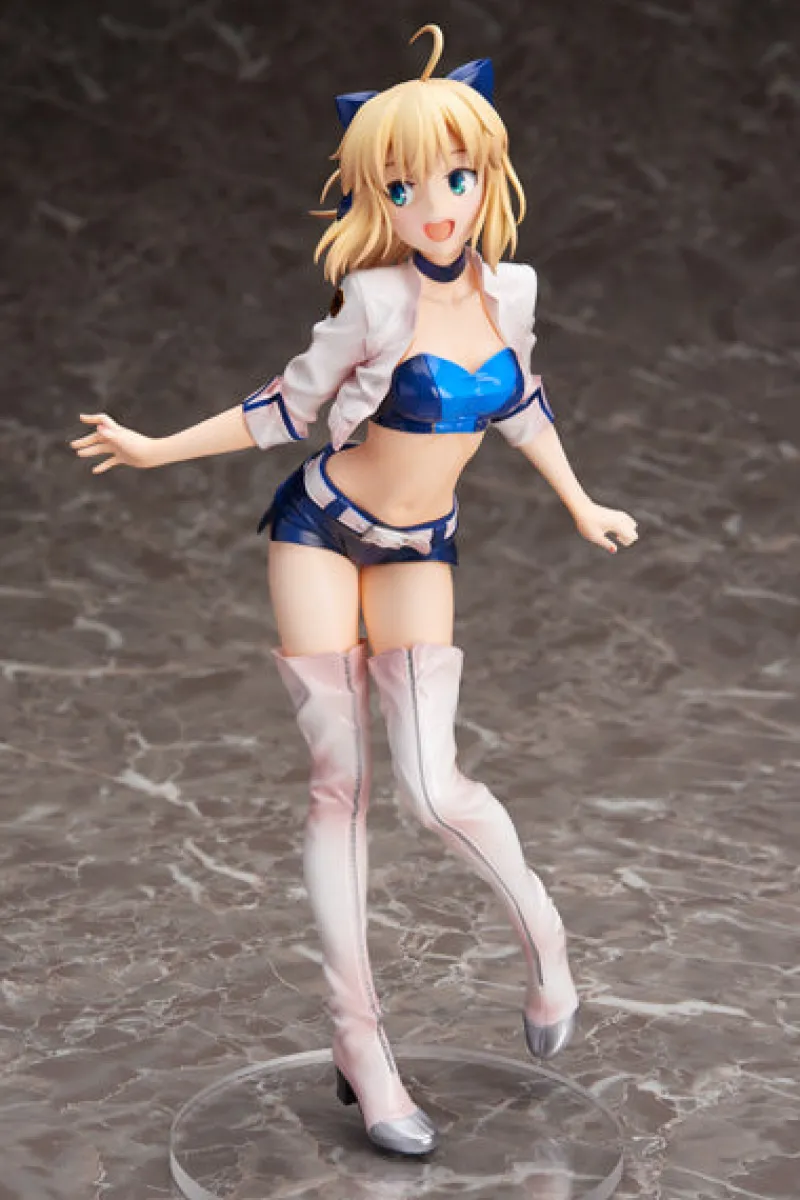 Clearance Plusone , Stronger Fate/Stay Night - Saber - 1/7 - Type-Moon Racing ver. (Plusone, Stronger)