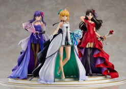 Good Smile Company Fate/Stay Night - Saber - Matou Sakura - Rin Tohsaka - 1/7 - 15th Celebration Dress Ver. - Set of 3 Figures Discount