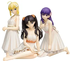 Wave Fate/Stay Night Unlimited Blade Works - Matou Sakura - Saber - Tohsaka Rin - Dream Tech - 1/8 - Onepiece Style, Premium set New