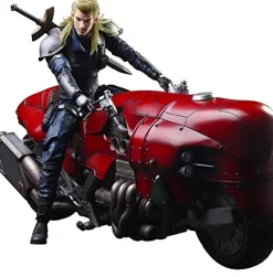 New Square Enix Final Fantasy VII Remake - Roche - Play Arts Kai - & Bike Set