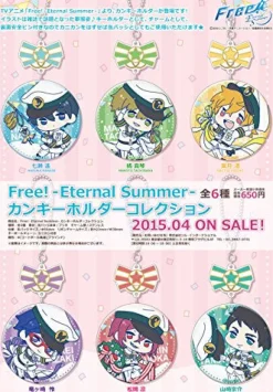 Sol International Free! -Eternal Summer- - Yamazaki Sousuke - Badge - Strap - Free! Eternal Summer - Can Keychain Collection - Keyholder Hot