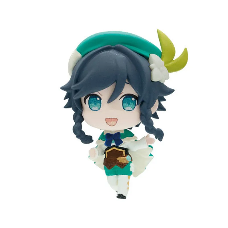 Bushiroad Creative Genshin Impact - Amber - Venti - Diluc Ragnvindr - Paimon - Traveler (Aether) - Traveler (Lumine) - Genshin Capsule Collection Figure vol.1 - Set of 6 Figures Best