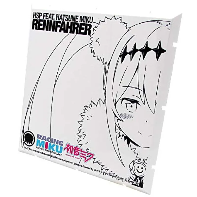 Best Good Smile Company As Distributor, PLM As Manufacturer GOOD SMILE Racing - Hatsune Miku - Dioramansion 150 - Dioramansion 150: Racing Miku Pit 2018 Optional Panels - Racing 2018 ver., RENNFAHRER Ver. (Good Smile Company, PLM)