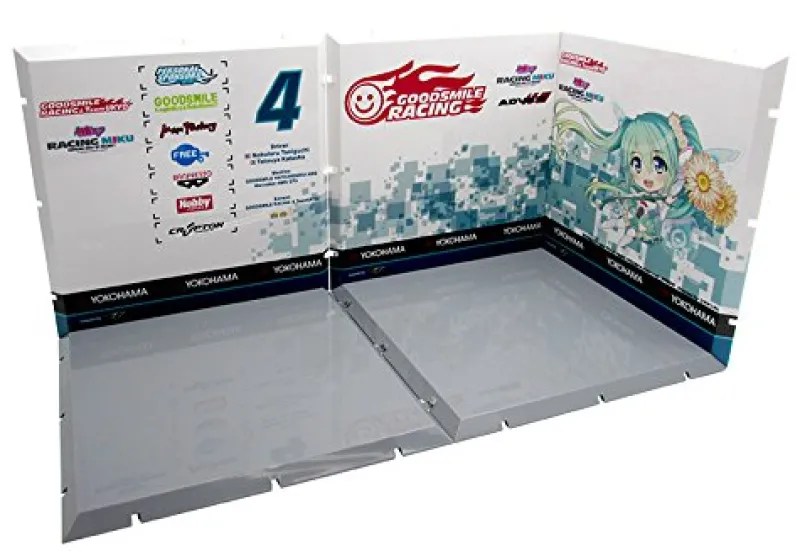 Online Good Smile Company As Distributor, PLM As Manufacturer GOOD SMILE Racing - Hatsune Miku - Dioramansion 150 - Racing Miku 2017 Pit E - Racing 2017 ver. (Good Smile Company, PLM)