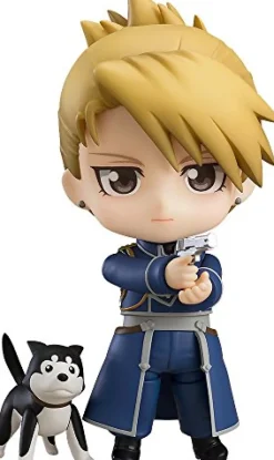 Hot Good Smile Company As Manufacturer Hagane no Renkinjutsushi Fullmetal Alchemist - Black Hayate - Riza Hawkeye - Nendoroid #906 (Good Smile Company)