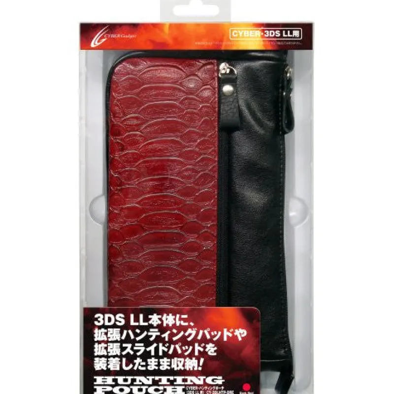 Cyber Hunting Pouch for 3DS LL (Dark Red)