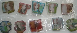 Proof Isshuukan Friends. - Fujimiya Kaori - Yamagishi Saki - Isshuukan Friends Trading Metal Charm Keychain - Keyholder - Metal Charm - Wednesday Clearance