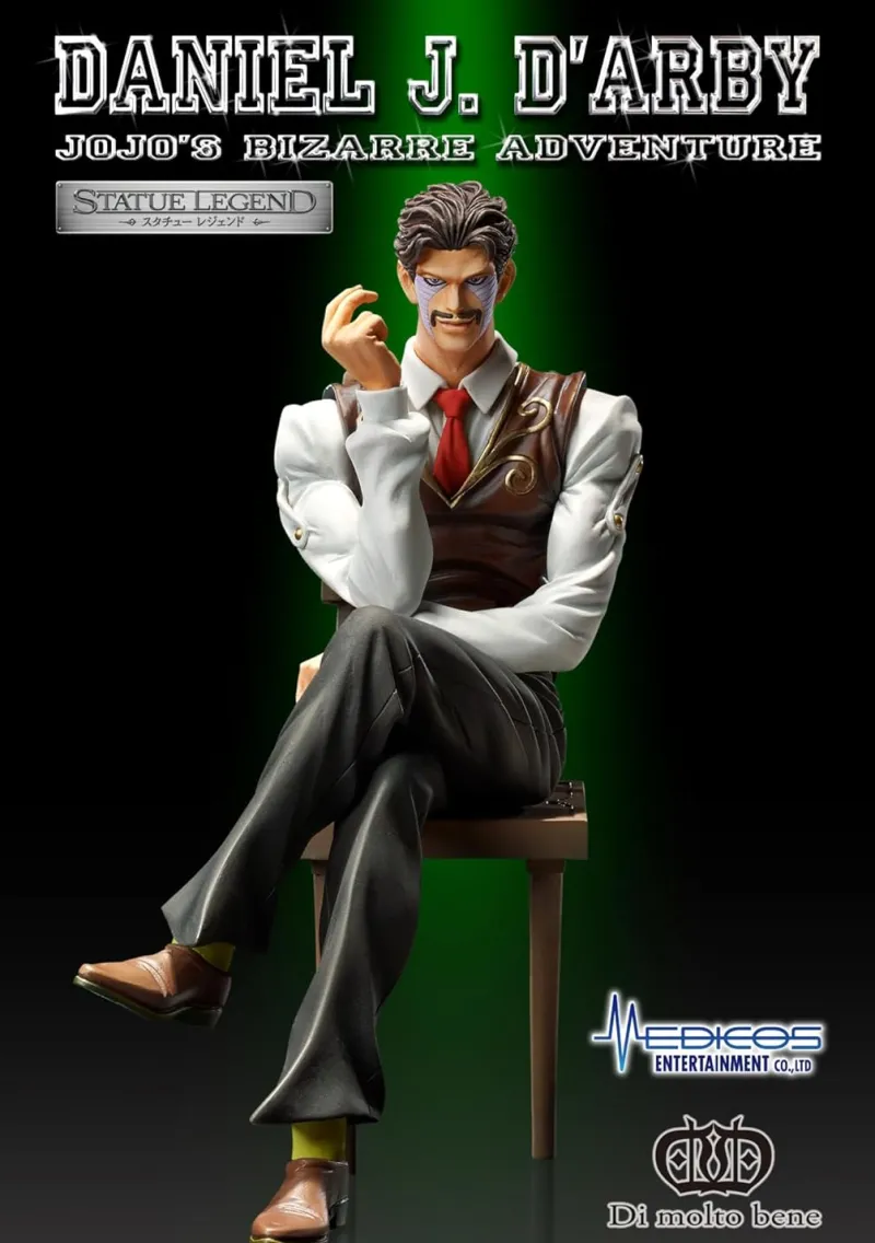 Clearance Di molto bene Jojo no Kimyou na Bouken - Stardust Crusaders - Daniel J. D'Arby - Statue Legend #53 - 2024 Re-release