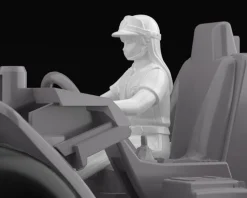 Aoshima Kidou Keisatsu Patlabor - BEL-1999 Caldia - Type 98 Special Command Vehicle - Character Kit Selection MP-02 - 1/43 Hot