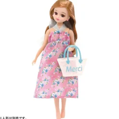 Takara Tomy Licca-chan LW-13 Gingham Checker & Flower Swimsuit Set Clearance