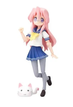 Clearance Max Factory Lucky☆Star - Takara Miyuki - Iwasaki Minami - Figma #046 - Summer School Uniform Ver.