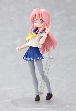 Clearance Max Factory Lucky☆Star - Takara Miyuki - Iwasaki Minami - Figma #046 - Summer School Uniform Ver.