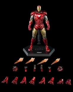 Threezero Marvel Studios: The Infinity Saga - DLX - Iron Man - Mark 6 Sale