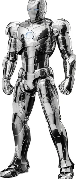 Threezero Marvel Studios' The Infinity Saga - DLX Iron Man Mark 2 - Chrome Edition Clearance