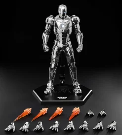 Threezero Marvel Studios' The Infinity Saga - DLX Iron Man Mark 2 - Chrome Edition Clearance