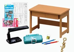 Re-Ment Miniature - My Childhood Room - Puchi Sample Series - Pencil Case - Sewing Box - Game Console - Bed - Plastic Model - School Bag - Scooter - Telescope Best
