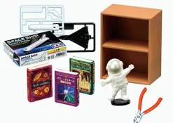 Re-Ment Miniature - My Childhood Room - Puchi Sample Series - Pencil Case - Sewing Box - Game Console - Bed - Plastic Model - School Bag - Scooter - Telescope Best