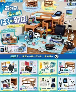 Re-Ment Miniature - My Childhood Room - Puchi Sample Series - Pencil Case - Sewing Box - Game Console - Bed - Plastic Model - School Bag - Scooter - Telescope Best
