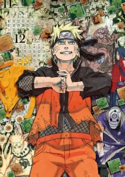 Shueisha Naruto Shippuuden - Comic Calendar - Wall Calendar - 2014 [Magazine] New
