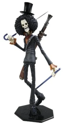MegaHouse One Piece - Brook - Portrait Of Pirates Strong Edition - Excellent Model - 1/8