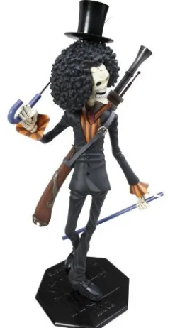 MegaHouse One Piece - Brook - Portrait Of Pirates Strong Edition - Excellent Model - 1/8
