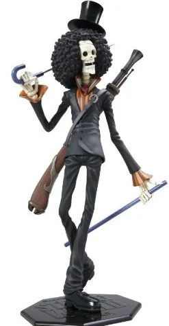 MegaHouse One Piece - Brook - Portrait Of Pirates Strong Edition - Excellent Model - 1/8