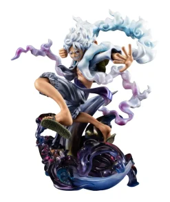 MegaHouse One Piece - Monkey D. Luffy - Portrait Of Pirates "WA-MAXIMUM" - Gear 5 [Shop Exclusive] Discount