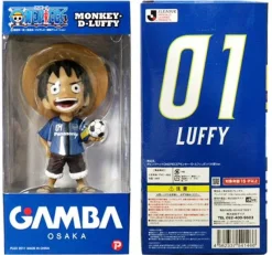 Hot Plex One Piece - Monkey D. Luffy - Bobblehead - Gamba Osaka Ver.