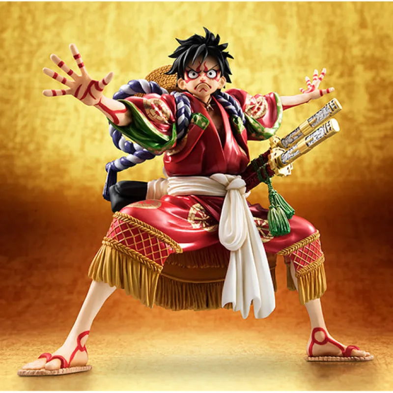 Flat River Group CA One Piece - Monkey D. Luffy - Excellent Model - Portrait.Of.Pirates "Kabuki-Edition" - 1/8 Outlet