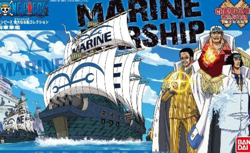 Bandai One Piece - Navy Warship - One Piece Grand Ship Collection Outlet