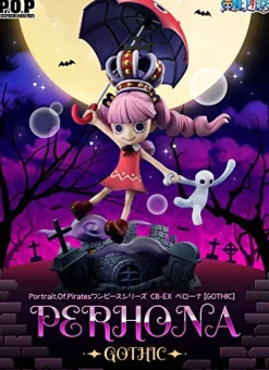 MegaHouse One Piece - Negative Hollow - Perona - Excellent Model - Portrait Of Pirates MILD - 1/8 - CB-EX , Gothic New