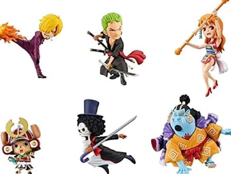 Bandai Spirits, Banpresto One Piece - One Piece World Collectable Figure -WT100 Memorial Eiichiro Oda Draws a Great Pirate Hyakukei 1- - World Collectable Figure - Set Of 6 Best